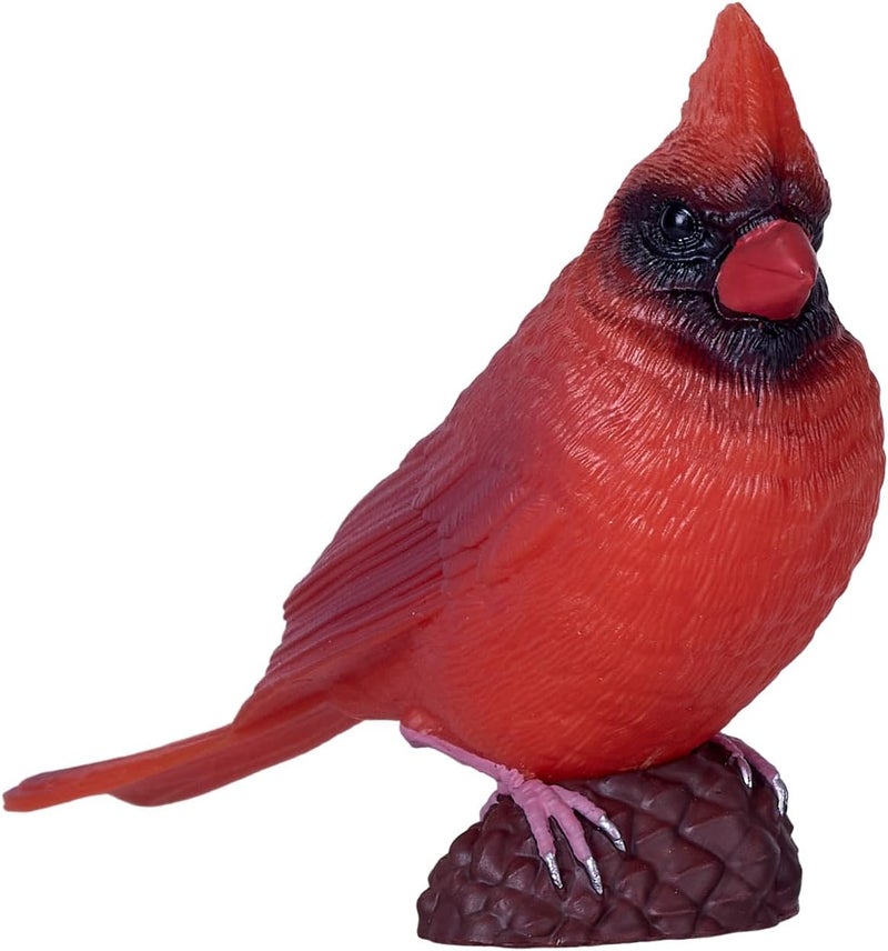 MOJO - Red Cardinal | Hand-Painted Toy | Wildlife Collection | True to Life & Highly Detailed | Designed in the UK - Image 3
